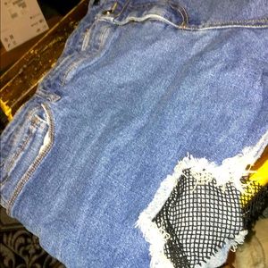 Blue jean shorts size 28